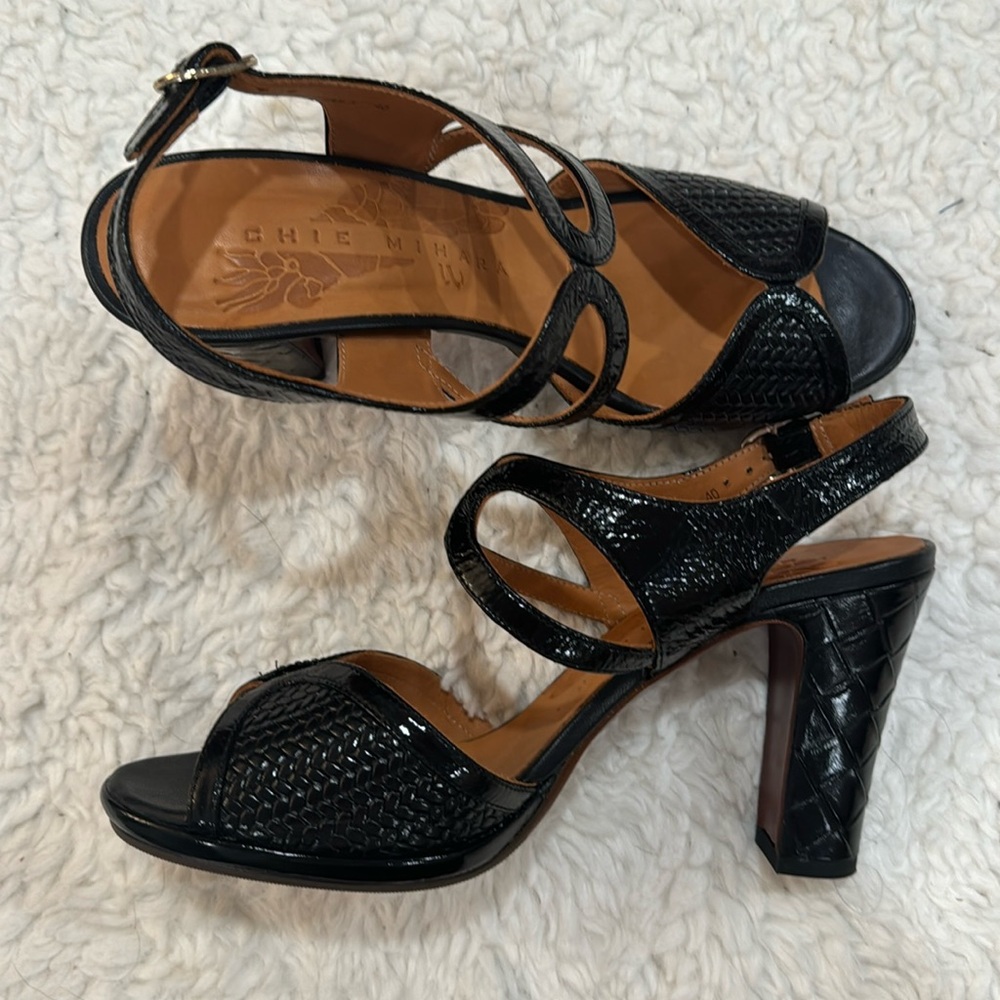 Chie Mihara Black Heels Sz 40